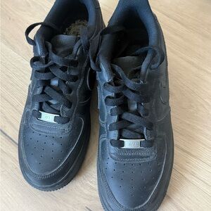 Nike Black Lace-Up Sneakers